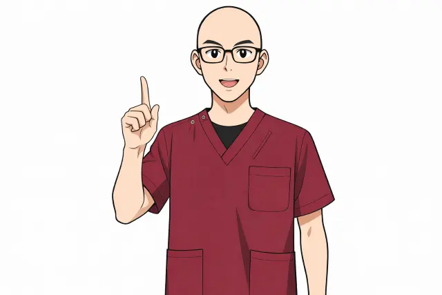 院長が腎虚について説明しる図