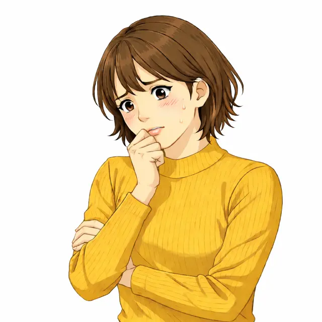 腎虚と関係する不安感や恐れを感じている女性のイメージ