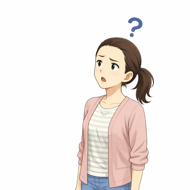 脈診について疑問を持つ患者のイメージ