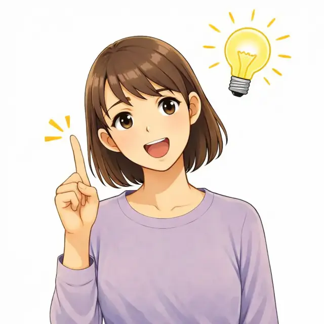 肝の働きの精神活動を示す女性のイラスト