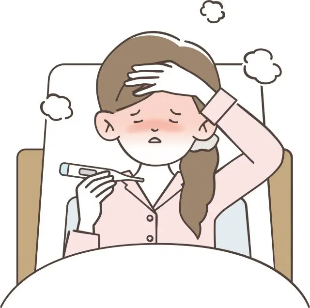 医療機関の受診が必要な喉の症状を示した図