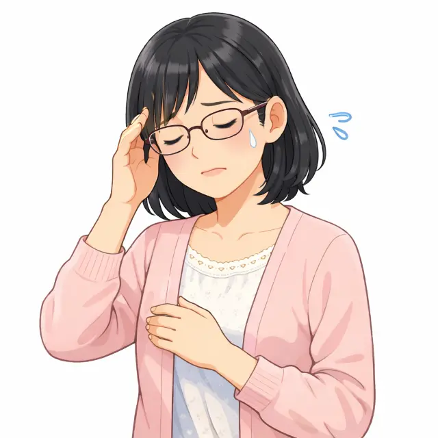 めまい・ふらつきで悩む女性