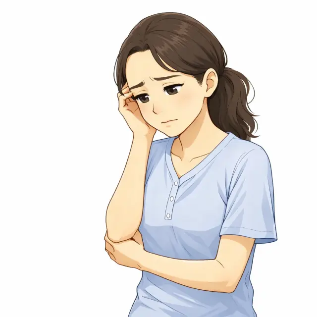 東洋医学で考える脾と感情の関係を表したイラスト