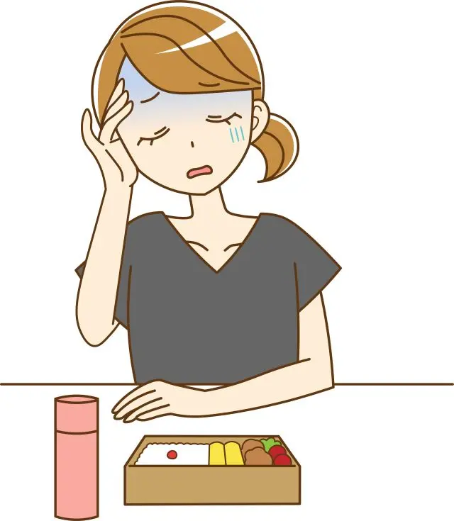 脾の不調で食欲不振を起こした女性