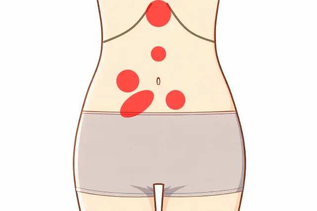 めまいの背景となる体の反応を確認する腹診