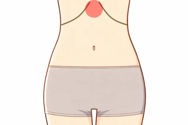 めまいの背景となる体の反応を確認する腹診