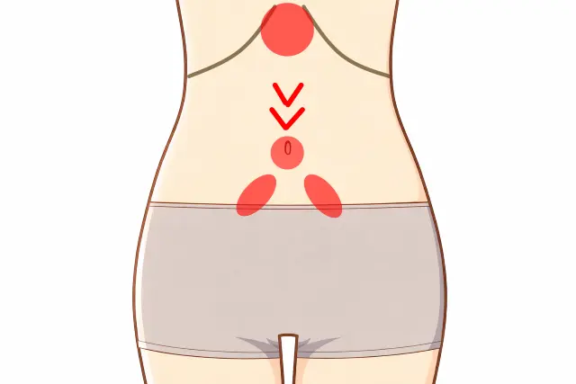 めまいの背景となる体の反応を確認する腹診