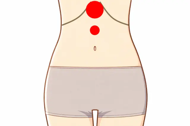 めまいの背景となる体の反応を確認する腹診