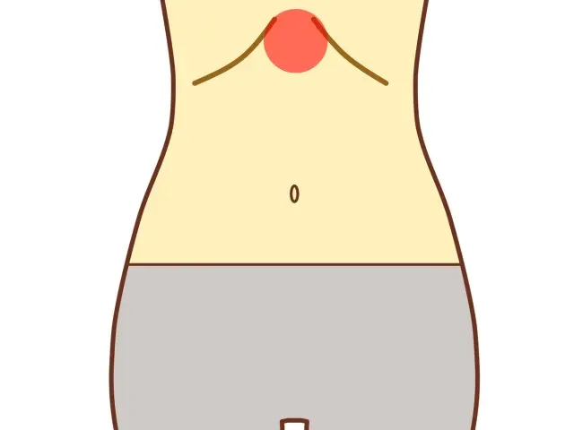 腹診で用いられる体表の反応部位の一例