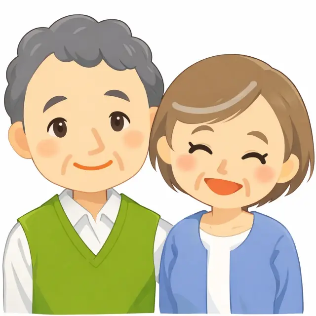 鍼が効きやすい両親をイメージしたイラスト