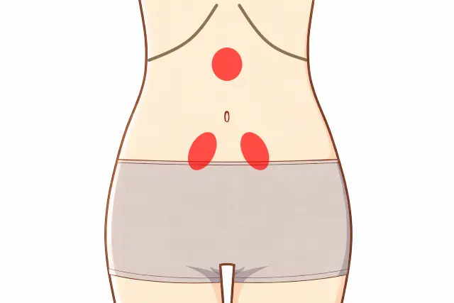 動悸で反応がみられた腹診の部位