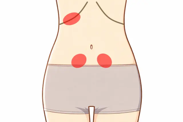 更年期障害の動悸でみられた腹診の反応部位