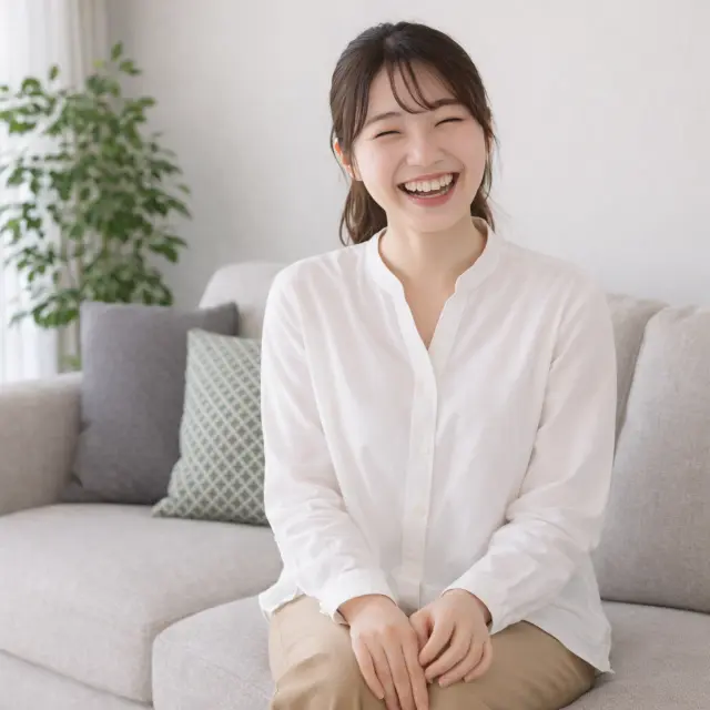 健康を取り戻した女性の様子