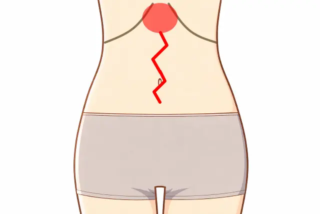 コロナ感染後の不眠でみられた腹診の反応部位