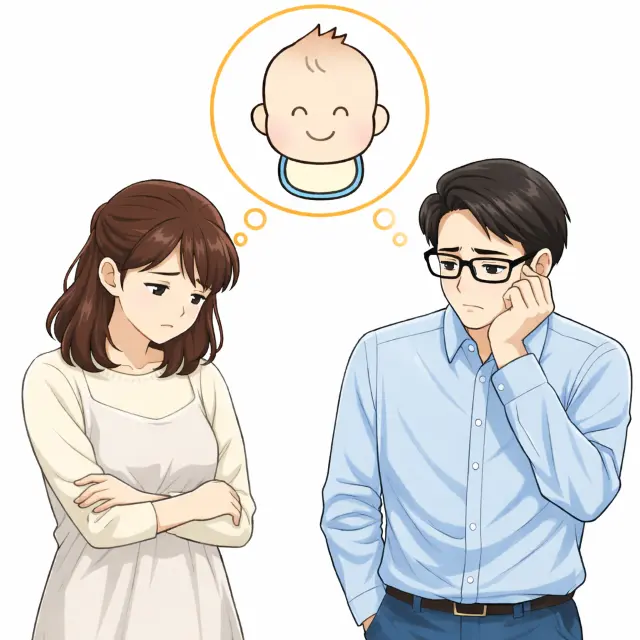 不妊で悩む夫婦
