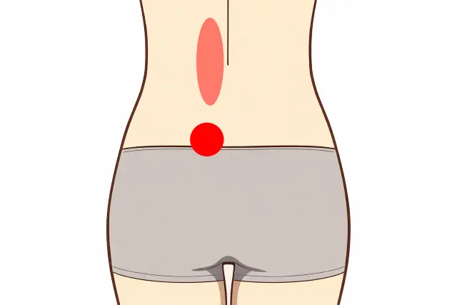 ぎっくり腰で左腰に痛みを感じる部位
