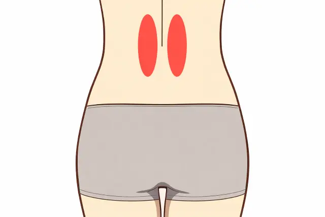 ぎっくり腰で痛みを感じる部位