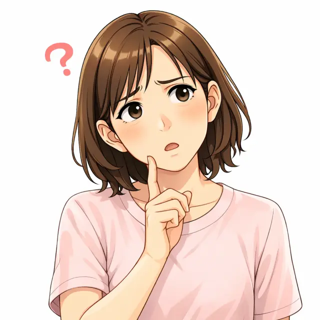 顔の麻痺の原因について悩む女性