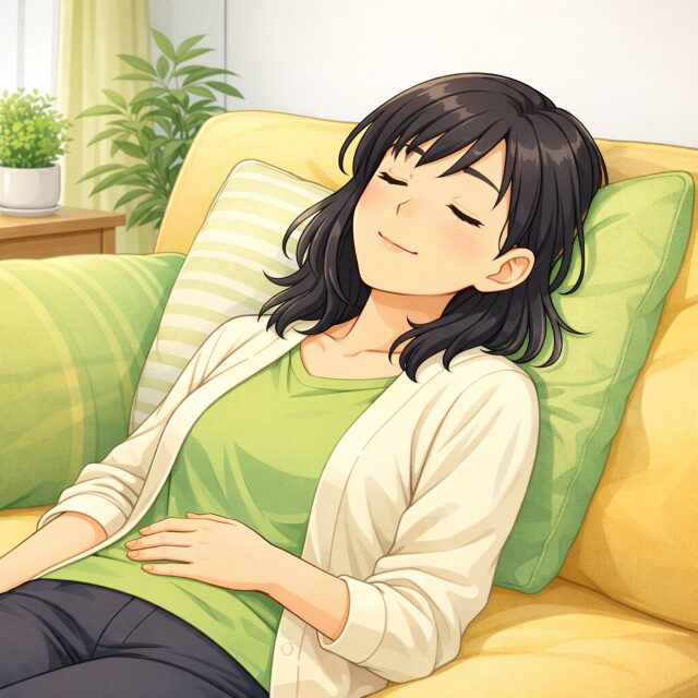 日常生活を予防する女性