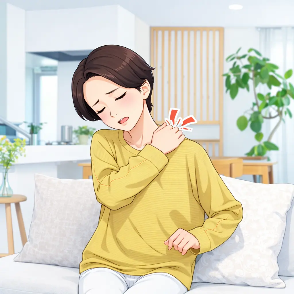 体調不良に悩む女性