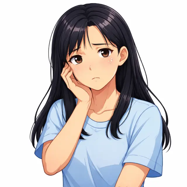 眠れずに悩む女性