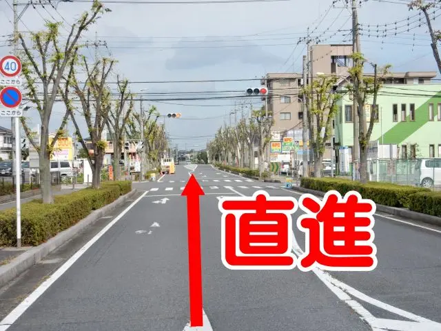 南栗橋駅（東口）ロータリー前の道路