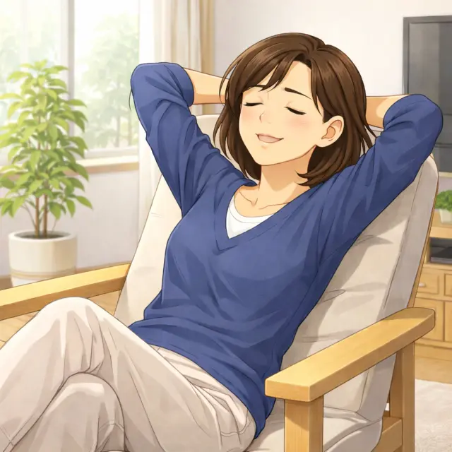 穏やかな生活を送る様子