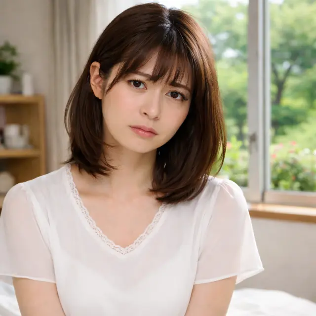 めまいに不安を感じる女性