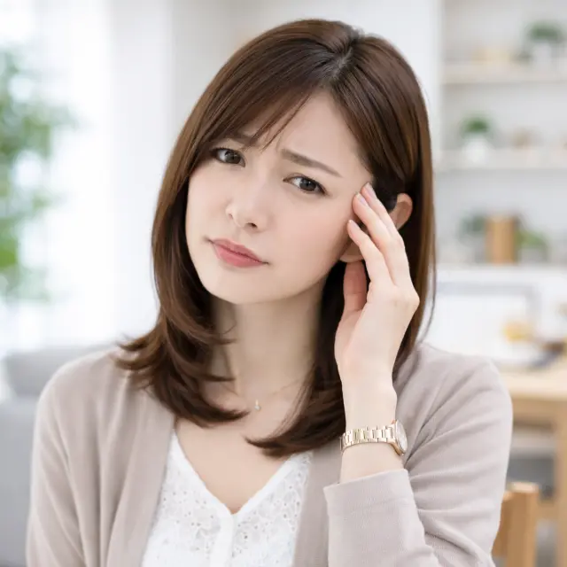 下腹部の痛みで悩む女性