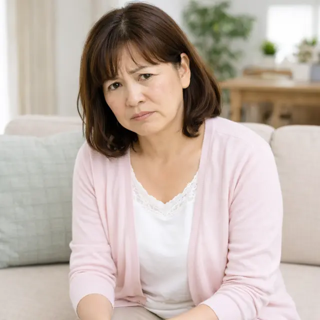 椅子に座っている女性